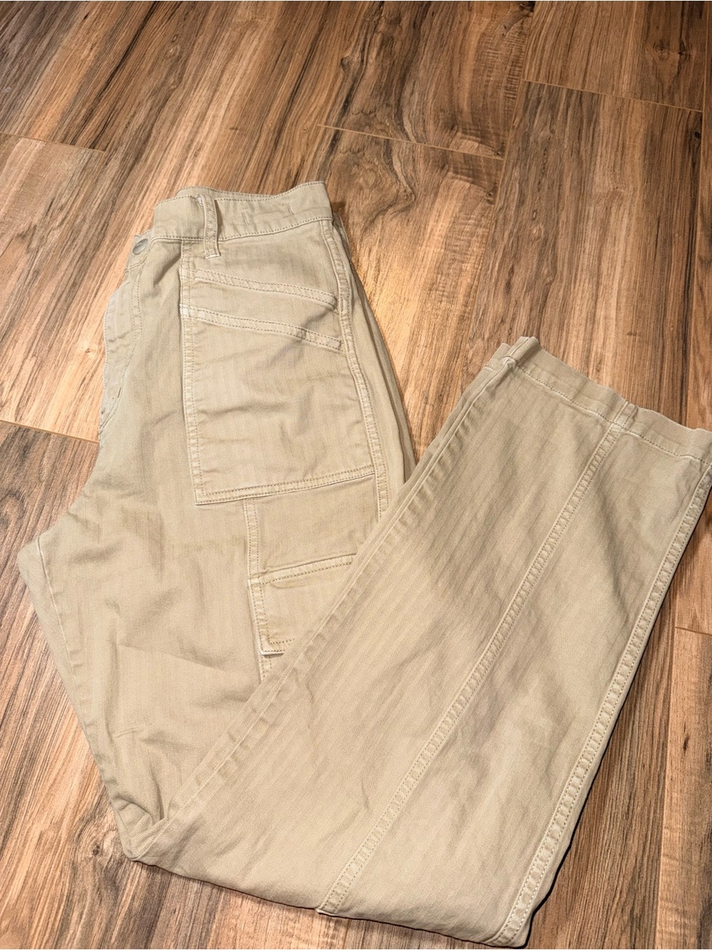 Madewell 90s straight cargo khaki pants size 28
